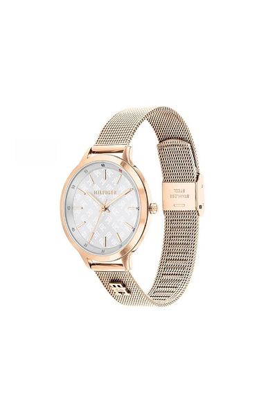 Tommy Hilfiger Women's Analogue Quartz Watch with Stainless Steel Case and Mesh Bracelet 35 mm
