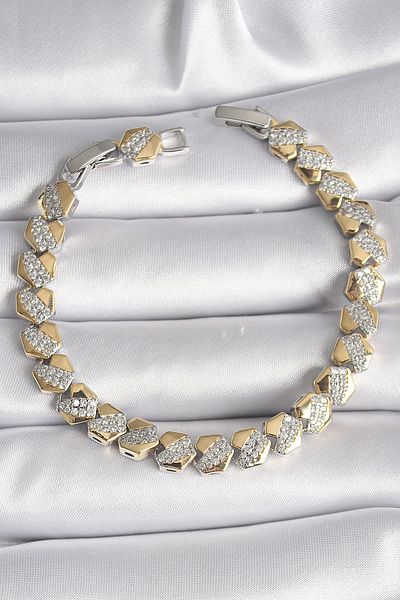 Skygo Brass Mix Color Heart Model Zircon Stone Vip Series Women's Bracelet - Tj-Bb6494