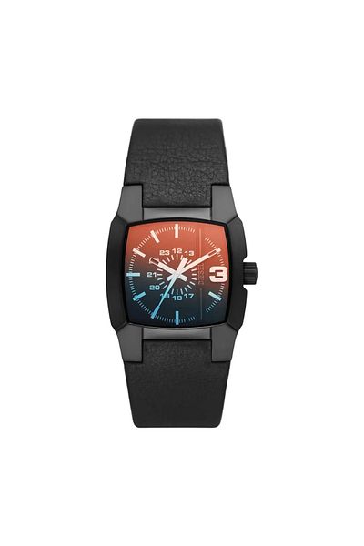 Diesel Men’s Analogue Quartz Movement Watch with Stainless Steel Case and Leather Bracelet