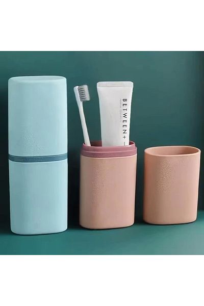 Yenimiyeni Travel Type Toothpaste and Toothbrush Container