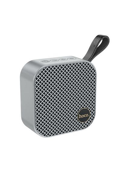 REDz Accessories Bluetooth Speaker, Ultra Compact, Hoco Brand, Model HC22, Autonomy up to 4 Hours, Gray