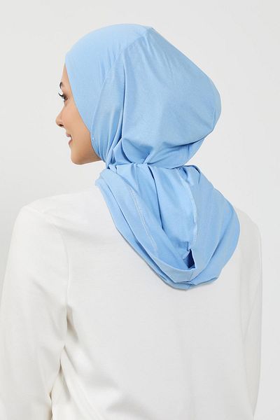 Aisha's Design Combed Cotton Women's Ready-Made Bonnet with Hood and Concealer, B-89P