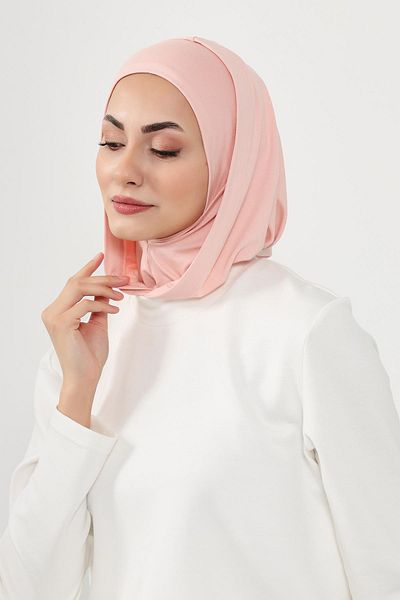 Aisha's Design Combed Cotton Women's Ready-Made Bonnet with Hood and Concealer, B-89P
