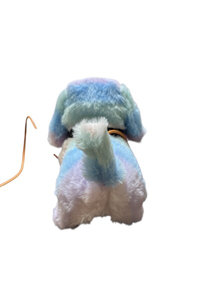 Prlk toys Renkli pilli tasmalı yürüyen köpek