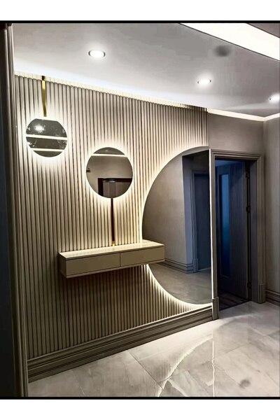 erzdizayn Modern Holl Antre Dresuar Vizon % 100 Mdf