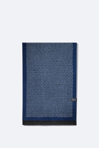 Avva Ανδρικό σάλι με φούντα Navy Blue A32Y9408