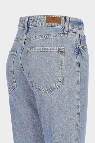 CROSS JEANS Diana Açık Mavi Yüksek Bel Dad Straight Fit Jean Pantolon C 4517-120
