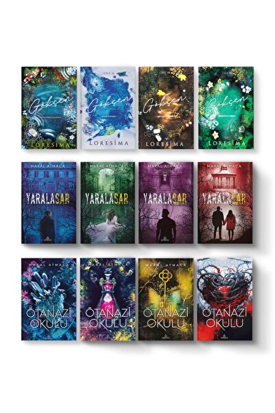 Ephesus Yayınları Gökçen-yaralasar-ötanazi 1-2-3-4 Serili 12'li Set (CİLTLİ)