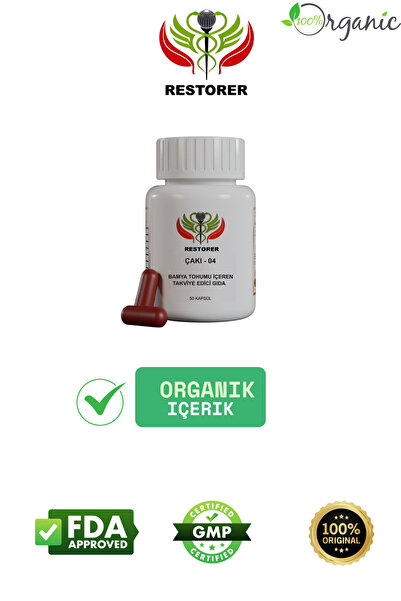 Restorer Çakı-04 Bamya Çiçeği Içeren Takviye Edici Gıda (50 KAPSÜL)