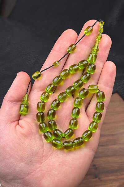 TESBİHKENTİ 9/8 MM Master Craftsmanship Culoare verde Ardentă Agarică Tasbih
