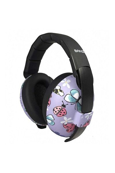Banz Earmuffs For Babies And Children, , Bubzee, 3-36 Months, Butterflies