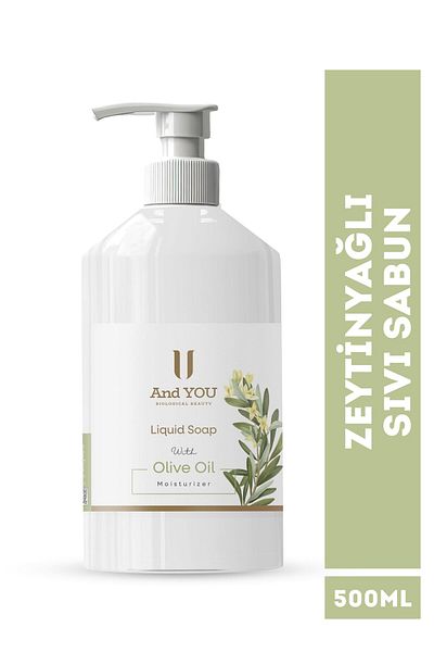 AND YOU Liquid Soap with Olive Oil / Olive Oil Liquid Soap 500 ml