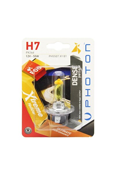 Photon H7 12V 55W XTREME YELLOW(TEKLİ BLİSTER)