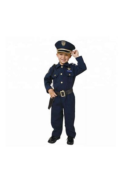 KidMania Costum Politist ® Cu Accesorii Pentru Copii 120 - 130 Cm 7-8 Ani