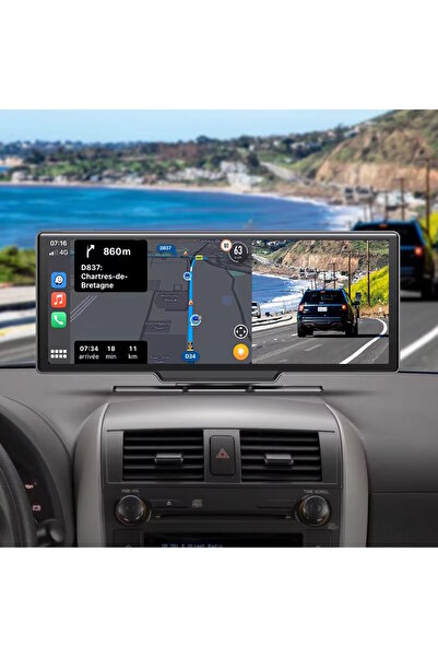 Genel Markalar MPIA CP1010m 128GB Android Auto Apple Car Play 10" 2K (1440p) Araç İçi Kamera + Arka Kamera