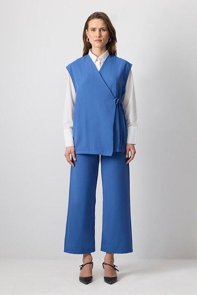 Touché Privé Linen Textured Vest Pants Suit