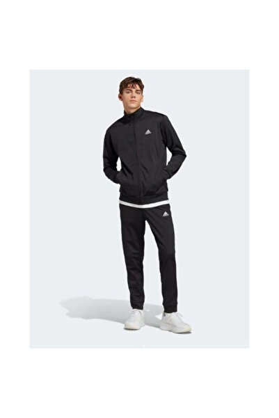 adidas Ανδρικό Σετ Αθλητικό Μαύρο - Λευκό Ic6775 M Lın Tr Tt Ts