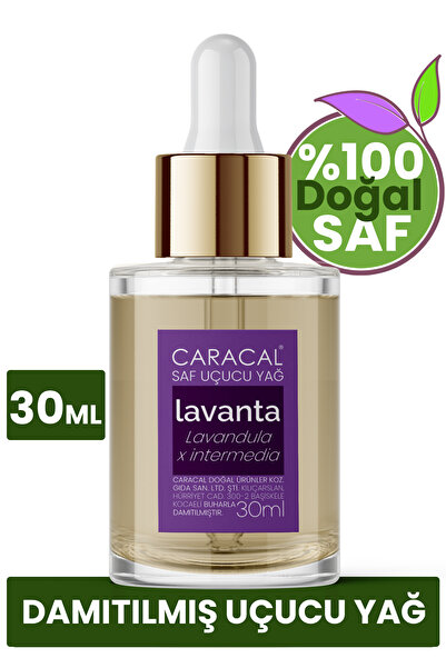 caracal 30ml Saf Lavanta Yağı Lavandula Intermedia Lavanta Uçucu Yağı Doğal K...