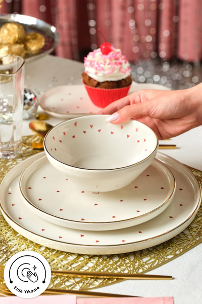 Karaca Love 8 Parça 2 Kişilik Yemek Takımı