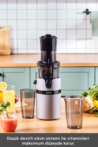 Karaca Slow Juicer Yavaş Sıkım Katı Meyve Sıkacağı