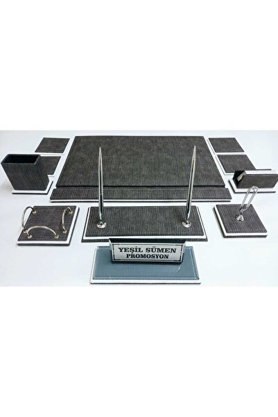 Yeşilsümen GRİ VE BEYAZ KRİSTAL İSİMLİKLİ LÜKS TASARIM SÜMEN VE MAKAM TAKIMI