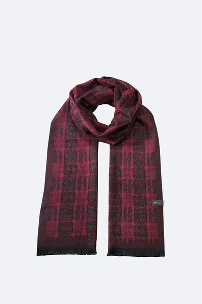 Avva Ανδρικό σάλι Claret Red Tasseled Shall A32Y9403