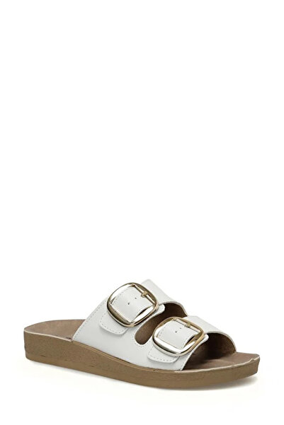 Polaris 401056.Z5FX Γυναικείες φλατ παντόφλες ΛΕΥΚΕΣ