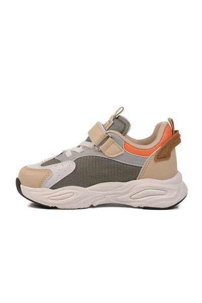WALKWAY Khaki Textile Children's Casual Shoes Cool
