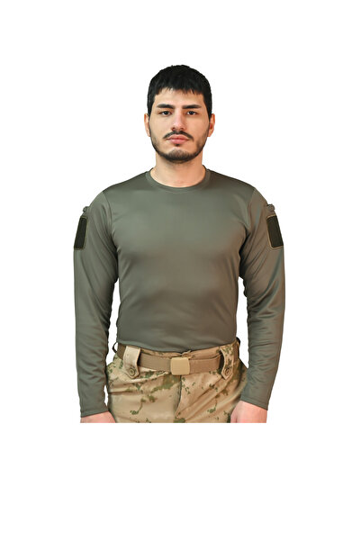 Mude TAKTİKAL TİŞÖRT HAKİ UZUN KOL
