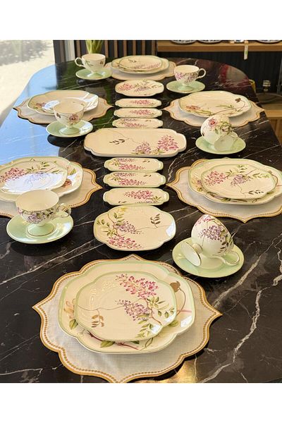 Mikasa Moor 31 Piece 6 Seater Premium Porcelain Mikasa Moor Breakfast Set
