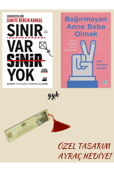 Aganta Yayınları Sınır Var Sinir Yok ve Bağırmayan Anne Baba Olmak 2'li SET (AYRAÇ HEDİYELİ!)