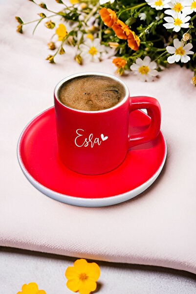 HEDİYEDİYE Kişiye Özel İsimli Kahve Fincanı