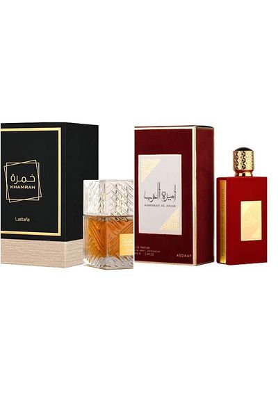 lattafa العطور خمرة 100 مل و لطافة أميرة العرب 100 مل