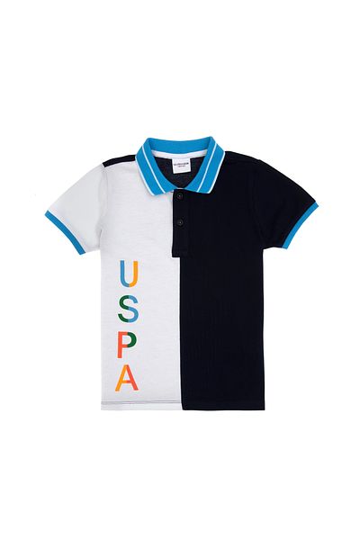U.S. Polo Assn. Μπλουζάκι με γιακά πόλο για αγόρια Navy Blue 50299836-VR033