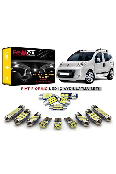 FEMEX Fiat Fiorino Model Için Led Iç Aydınlatma Ampul Seti Parlak Beyaz
