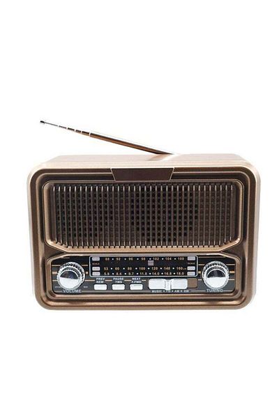 Denx راديو عالي الدقة، FM/AM/SW، مشغل USB/TF/BT، بطارية قابلة لإعادة الشحن
