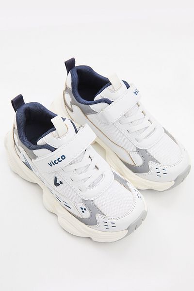 Vicco Tag Basic Men's Preschool White Sneakers