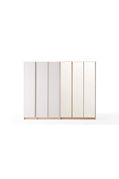 CaddeYıldız Evidence Gardrop - 6 Kapılı