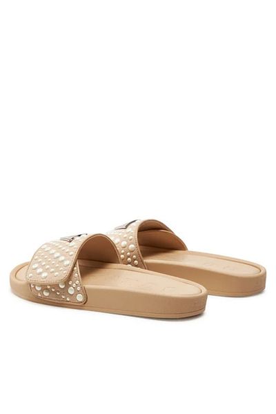 Guess Șlapi bej pentru femei CALLEN
