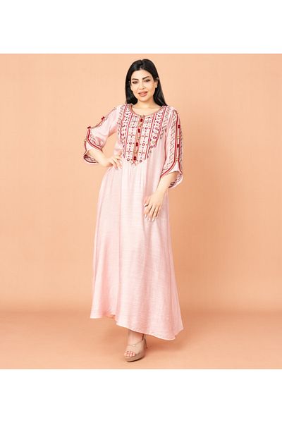 IKKXA Classic Embroidery Jalabiya