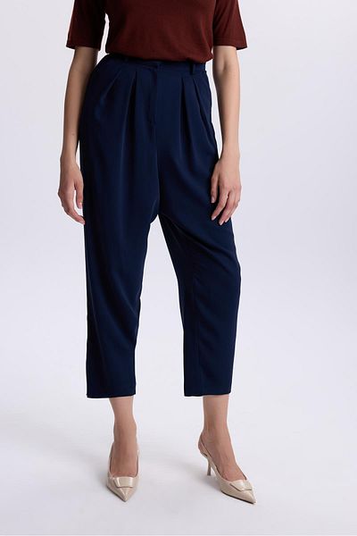 Zühre Παντελόνι Φαρδύ Navy Blue P-0187K