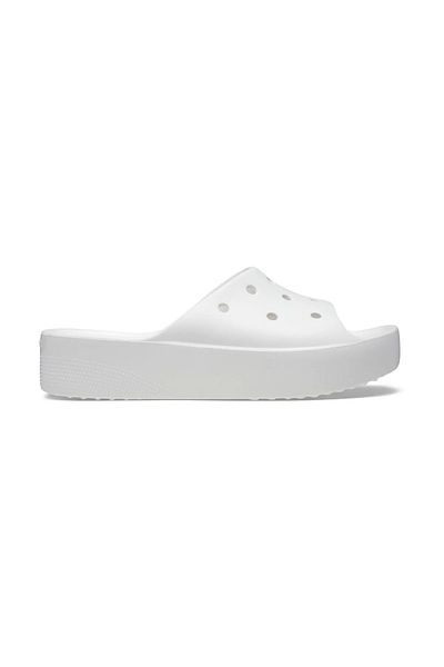 Crocs Șlapi CROCS Classic Platform Slide pentru femei, albi