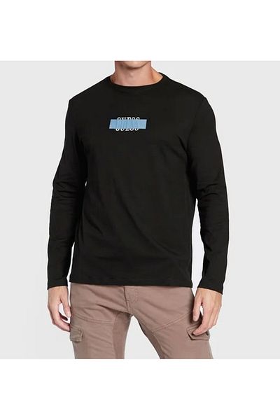 Guess GUESS ARDIS CN LS TEE men's longsleeve black