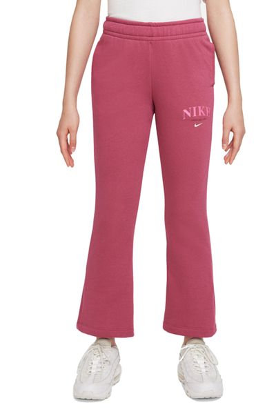 Nike G NSV TREND FLC PANT for girls tracksuit pink