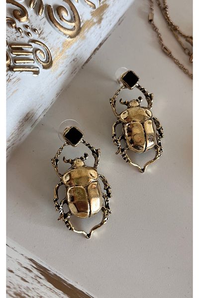Aka Brand model vintage insect earrings