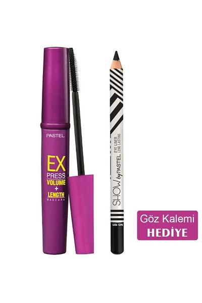 Pastel Express Volume Length Mascara with Eyeliner Gift