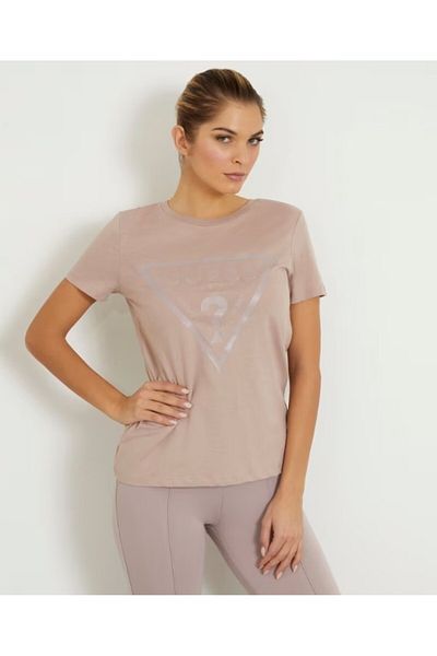 Guess Tricou de damă Guess ADELE SS CN TEE bej