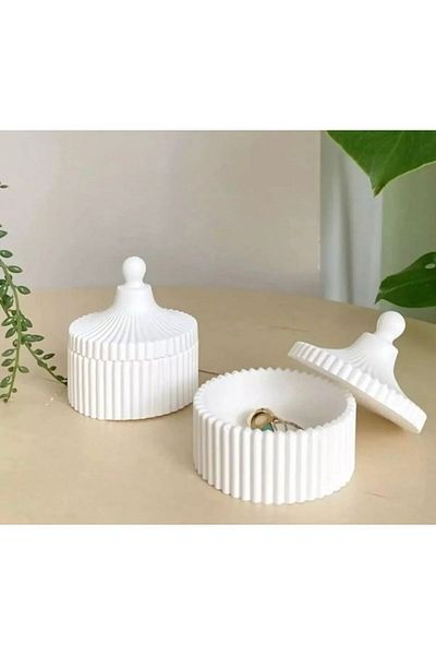 Ladelya Home Διακοσμητικό κουτί κοσμημάτων με καπάκι (1 ΤΕΜ)