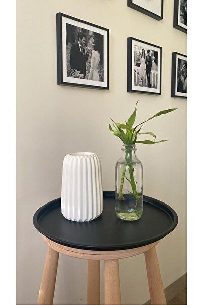 ogish Çizgili Vazo Dekoratif Vazo Iskandinav Vazo Pampas Vazosu