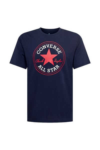 converse Tricou unisex StandardFitCenterFrontChuckPatchCoreTee bleumarin